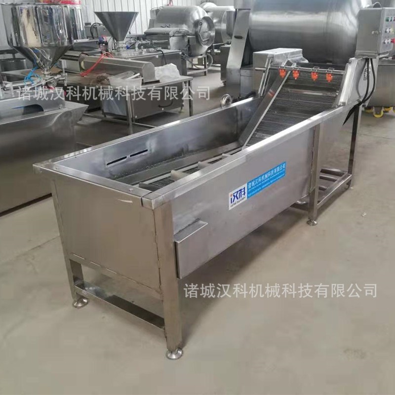 小柿子气泡清洗机 甜瓜高压喷淋清洗机 预制菜气泡清洗机图3