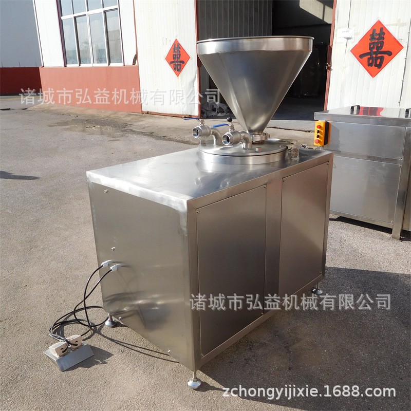 风味素肠灌肠打卡一体机 绞肉馅灌肠机设备 火腿肠灌装机图3