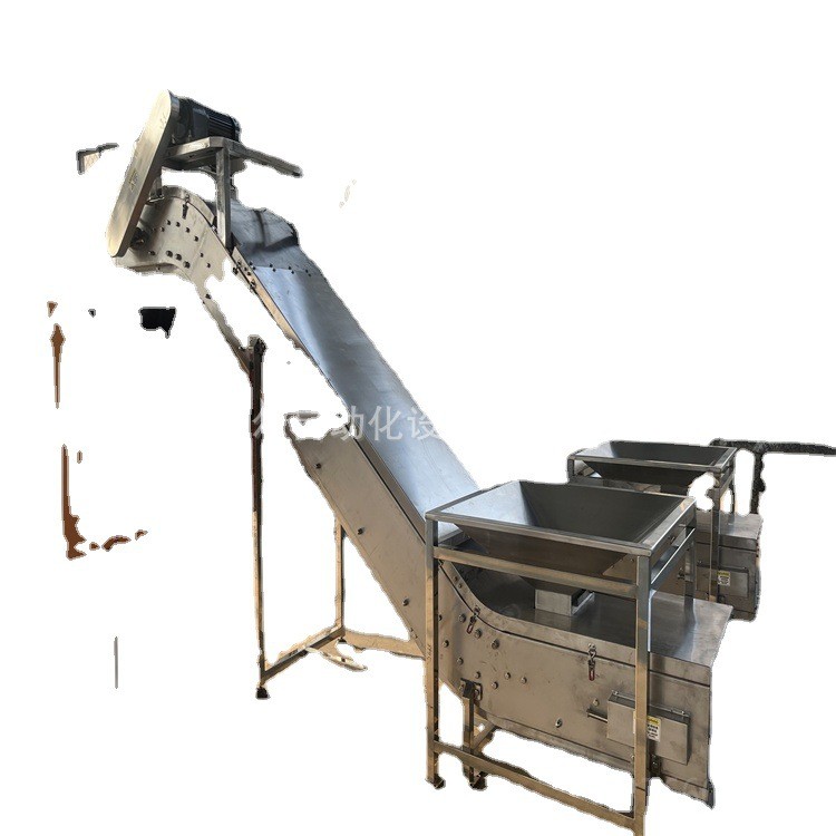 爬坡防漏料闸板皮带提升机 颗粒物饲料装卸传送带-德拓4049图5