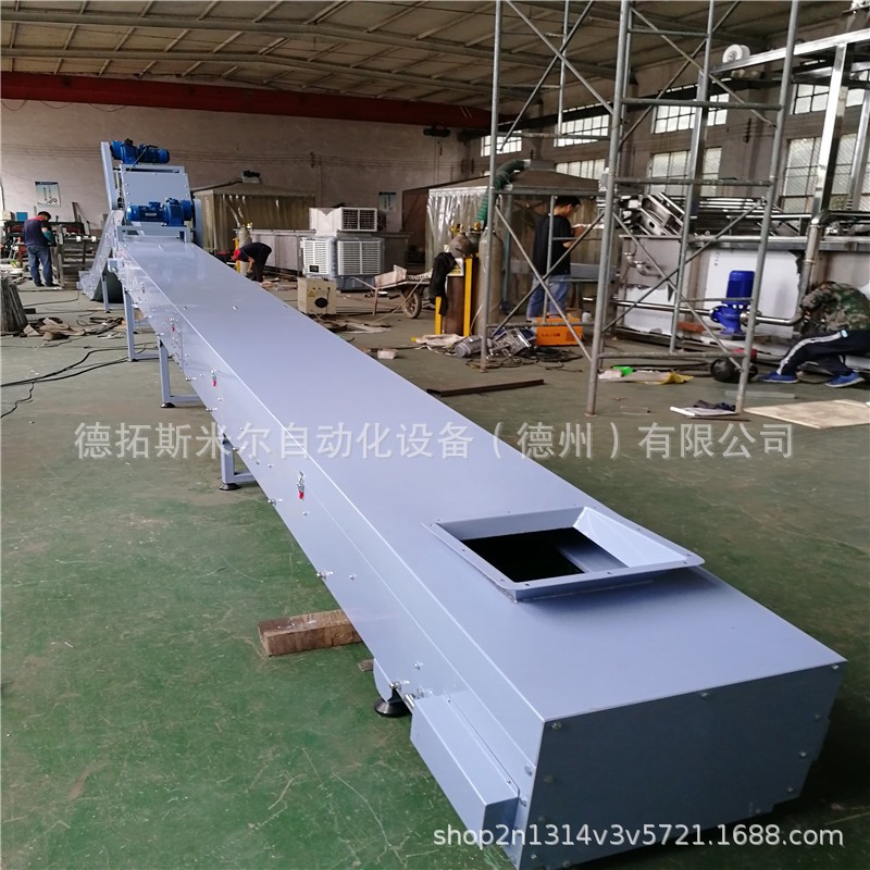 输送粉料用全封闭式皮带输送机 密封条粉末输送设备传送带生产商图2