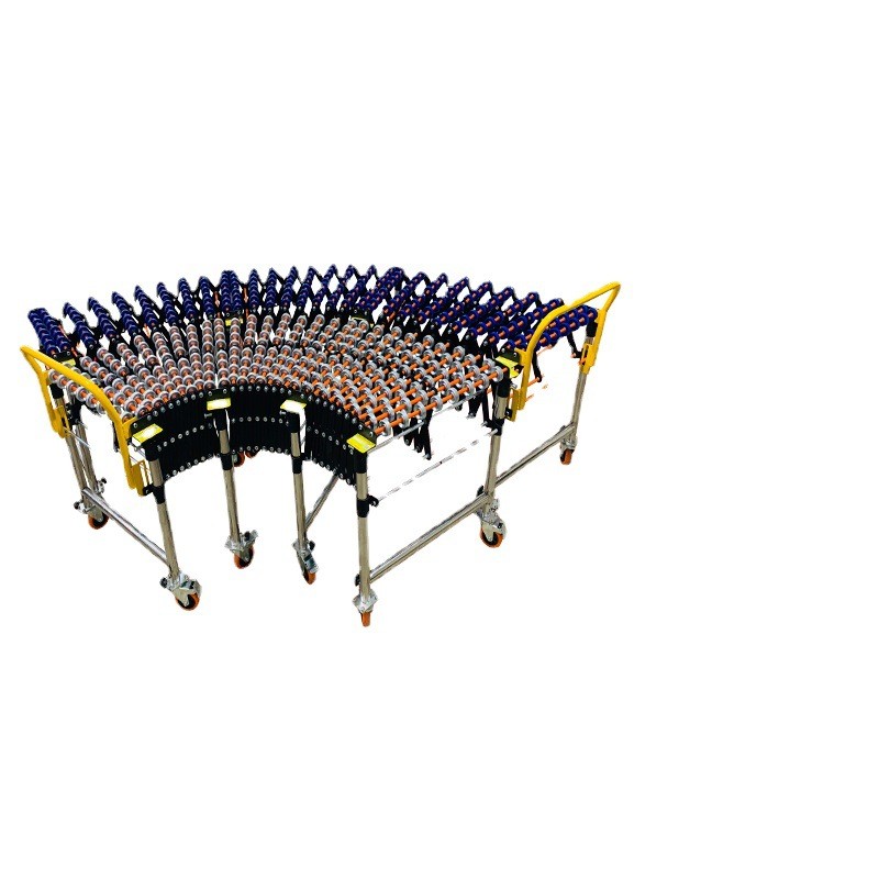 可升降福来轮卸货神器无动力输送伸缩折叠纸箱啤酒箱下货滑梯装图5