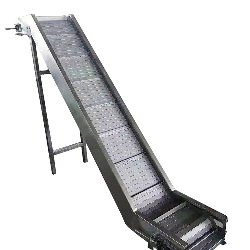 不锈钢链板式输送机 刮板带式输送机 物料排屑机挡板式链板提升机图5