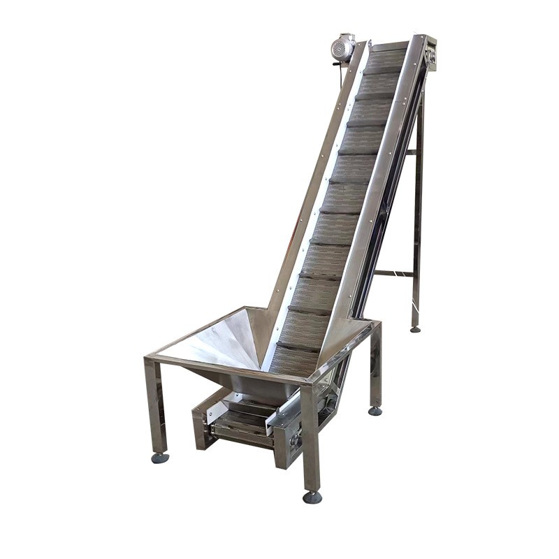 工业矿用链板输送机不锈钢链板提升机食品包装流水线链板输送机图5