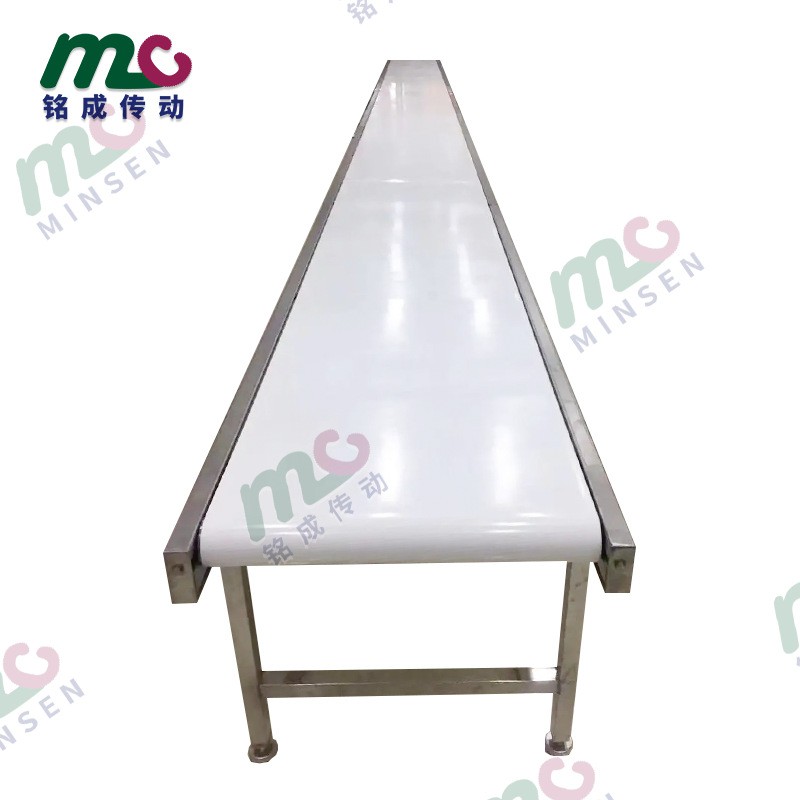 食品输送机流水线 304不锈钢机身 爬坡斜坡输送机 面包饼干输送机图2