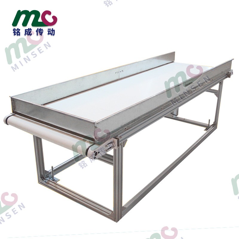 食品输送机流水线 304不锈钢机身 爬坡斜坡输送机 面包饼干输送机图4