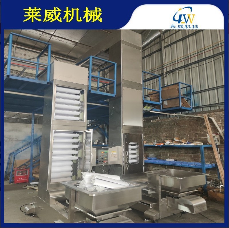 上海莱威Z型斗提机 翻斗式提升机厂家 食品原料不锈钢提升机工厂图2