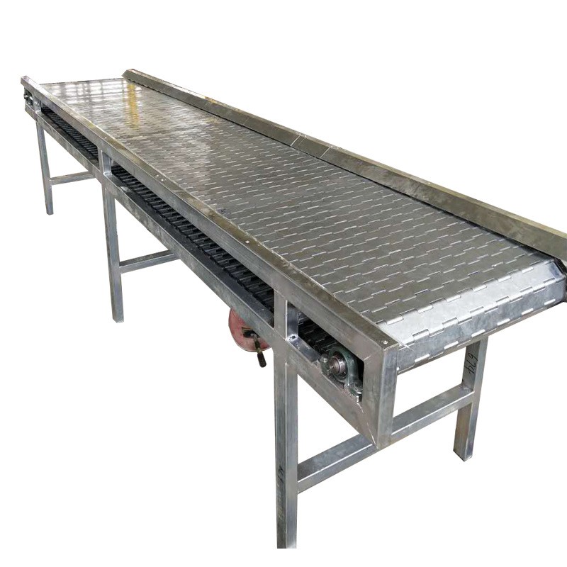 食品药品链板输送机 挡边网带链板输送机 厂家直供 批发定制图5