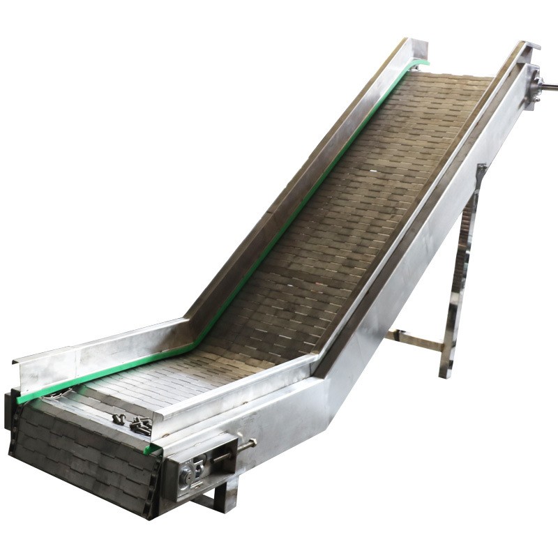 直行链板输送机爬坡上料机废料大件垃圾流水线输送设备链板提升机图5