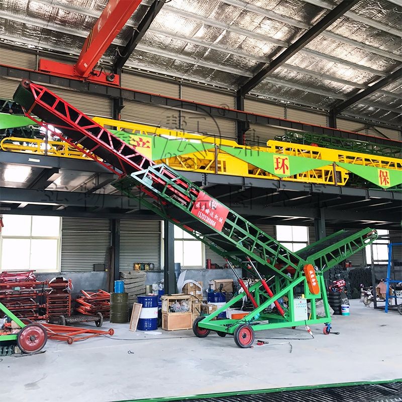 双翼皮带移动式物流自动装车输送机 快速装卸货可伸缩装车输送机图4