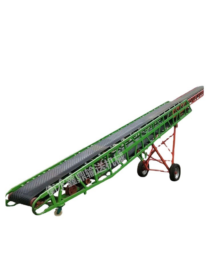 皮带输送机伸缩移动皮带机装卸货爬坡电动升降散包两用粮食输送机图5