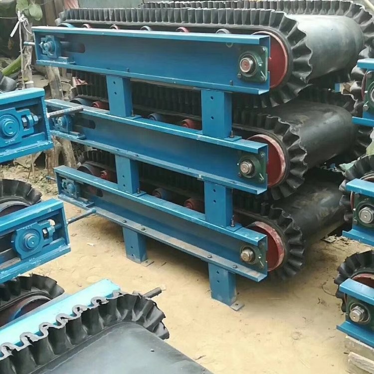 输送机皮带式流水线工作台车间传送机TD75DTII槽型加厚输送机整机图4