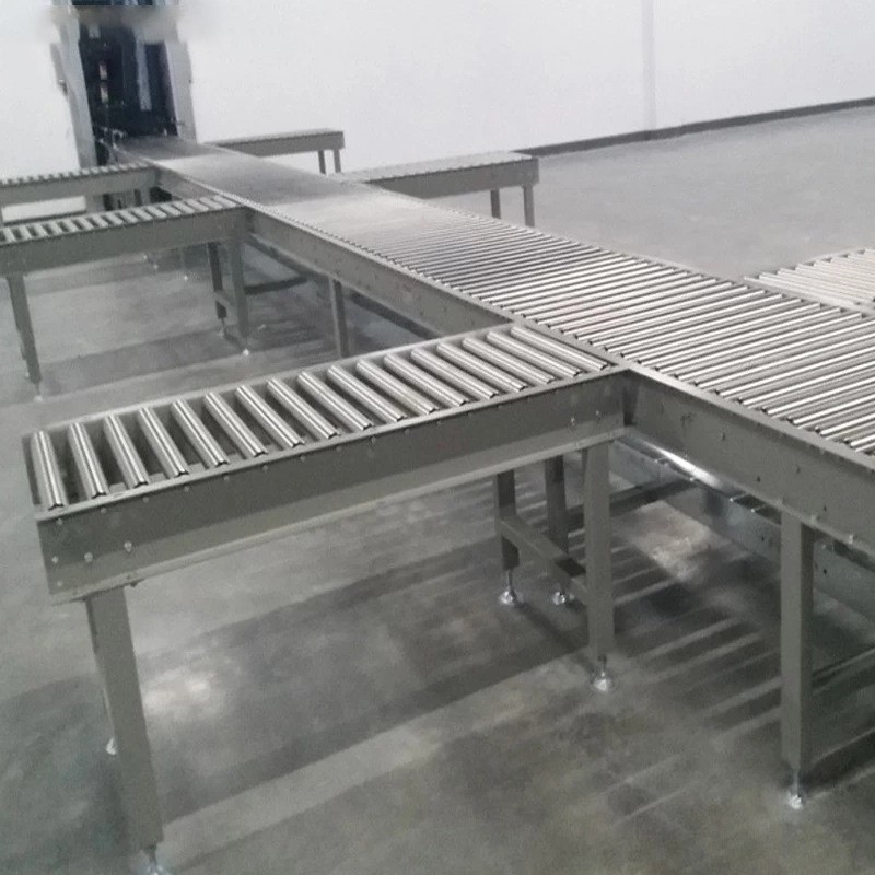 动力滚筒输送机 180度转弯机快递物流输送线自动滚筒流水线厂家图2