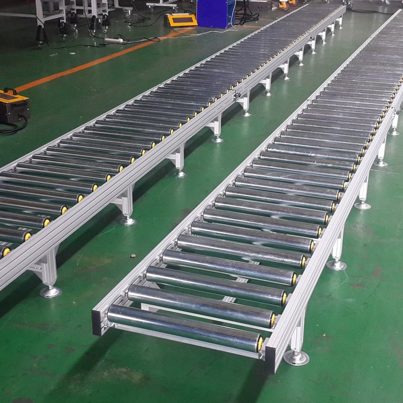 动力滚筒输送机 180度转弯机快递物流输送线自动滚筒流水线厂家图4