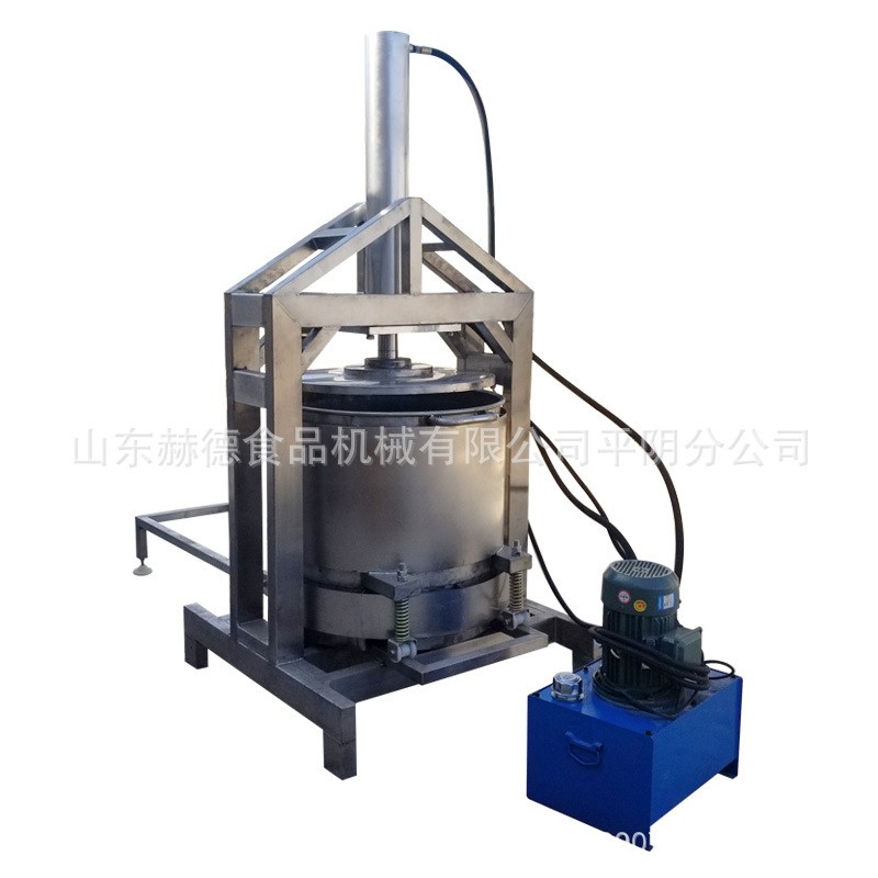 供应气动水果榨汁过滤压榨机果汁压榨设备 果汁果酒酒糟压榨机图5