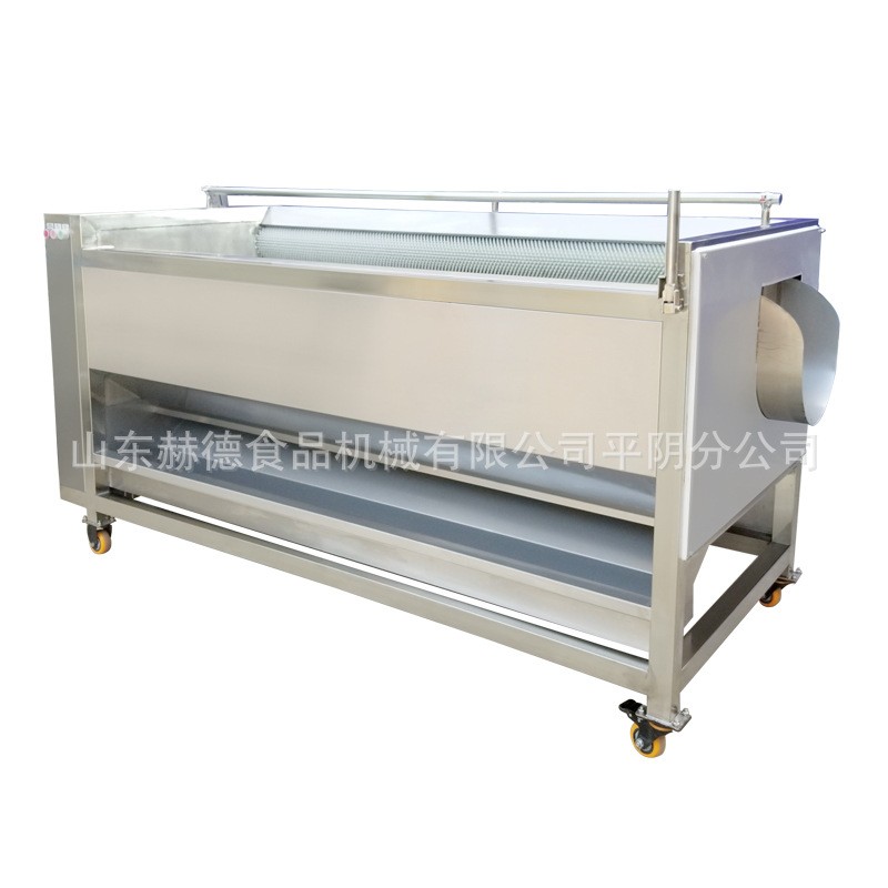 赫德食品机械厂家供应柚子柠檬打蜡全套设备 水果打蜡机图5