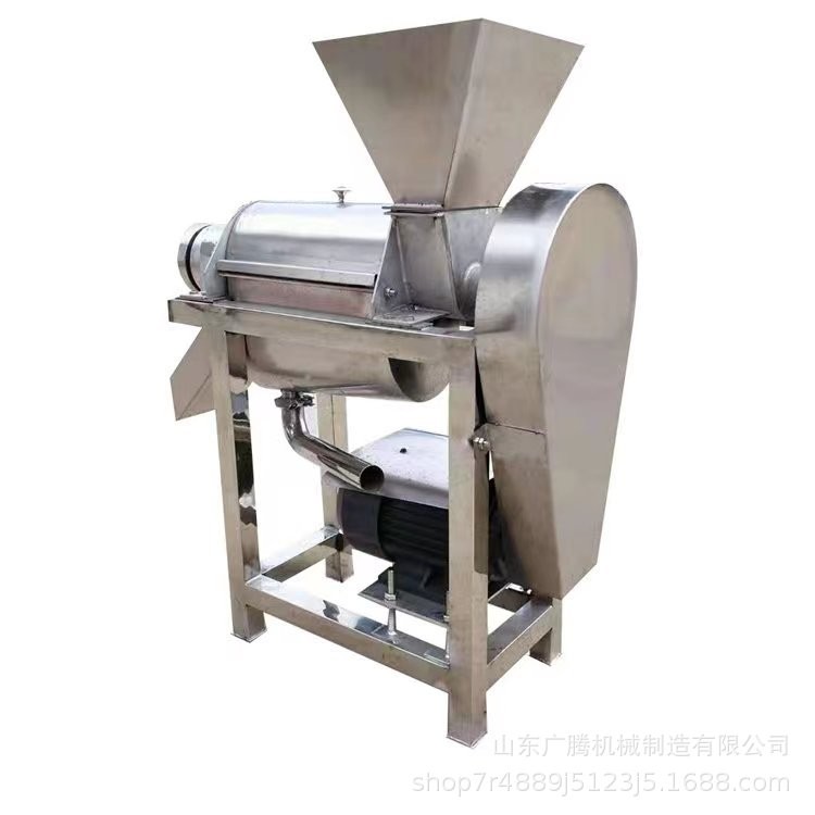 全自动果蔬破碎取汁机 蓝莓葡萄破碎渣汁分离机 大型商用榨汁设备图5