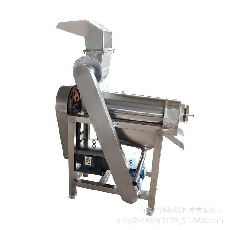菠菜胡萝卜汁榨汁机 广腾台式大型榨汁机 果蔬面使用工业榨汁设备图5