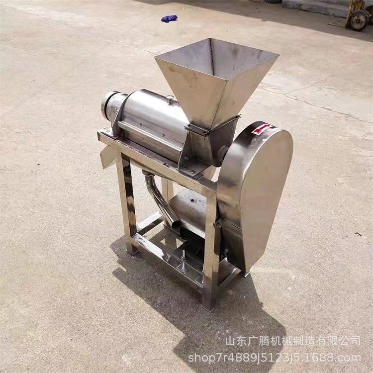 菠菜胡萝卜汁榨汁机 广腾台式大型榨汁机 果蔬面使用工业榨汁设备图3