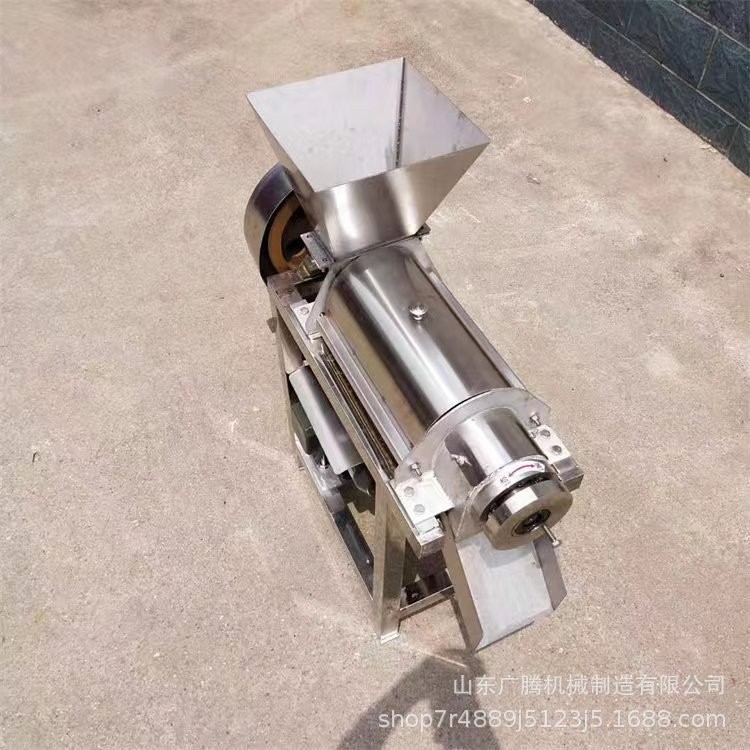 菠菜胡萝卜汁榨汁机 广腾台式大型榨汁机 果蔬面使用工业榨汁设备图4