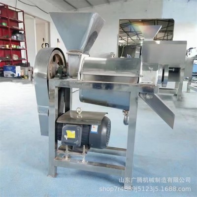 供应不锈钢螺旋破碎榨汁机 吨级苦瓜黄桃芦笋商用大型榨汁机械