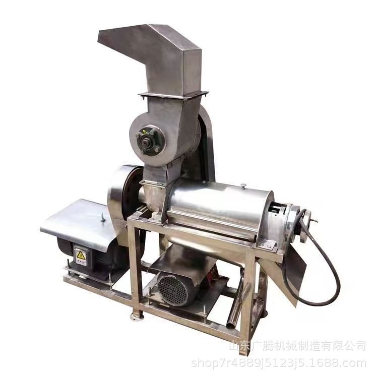 供应不锈钢螺旋破碎榨汁机 吨级苦瓜黄桃芦笋商用大型榨汁机械图5