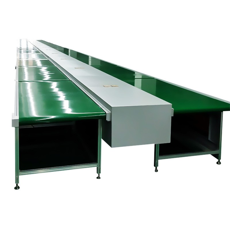 铝型材皮带输送机流水线输送机械食品快递传送机家具组装装配线图5