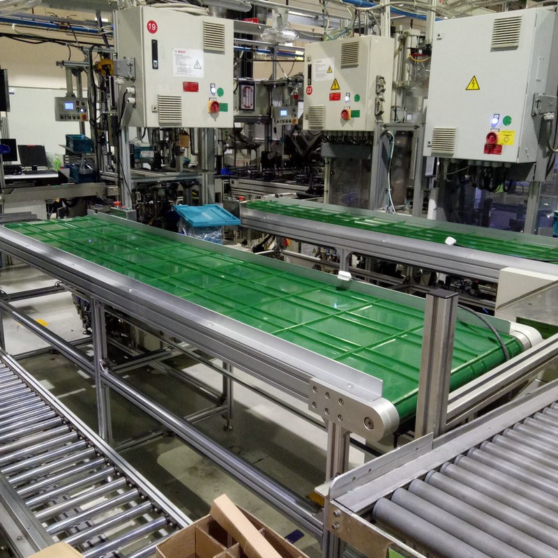 铝型材皮带输送机流水线输送机械食品快递传送机家具组装装配线图4