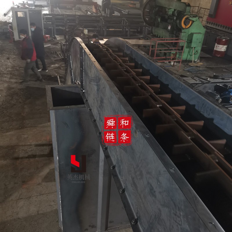 Z型刮板输送机粉料颗粒刮板机 单双链排屑fu410板链式爬坡刮板机图4