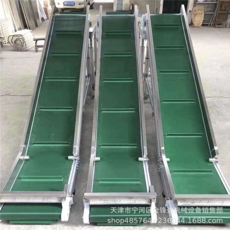 皮带输送机车间移动流水线平面皮带小型打包传送机PVC皮带提升机图3