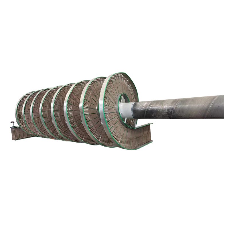 纸箱垂直螺旋输送机防滑耐磨不锈钢物料上下楼运输垂直输送线批发图5