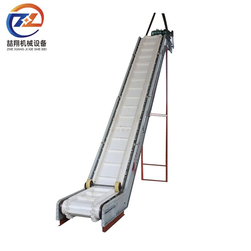 Z型裙带提上料输送机 东承斜坡上料机挡板皮带输送机