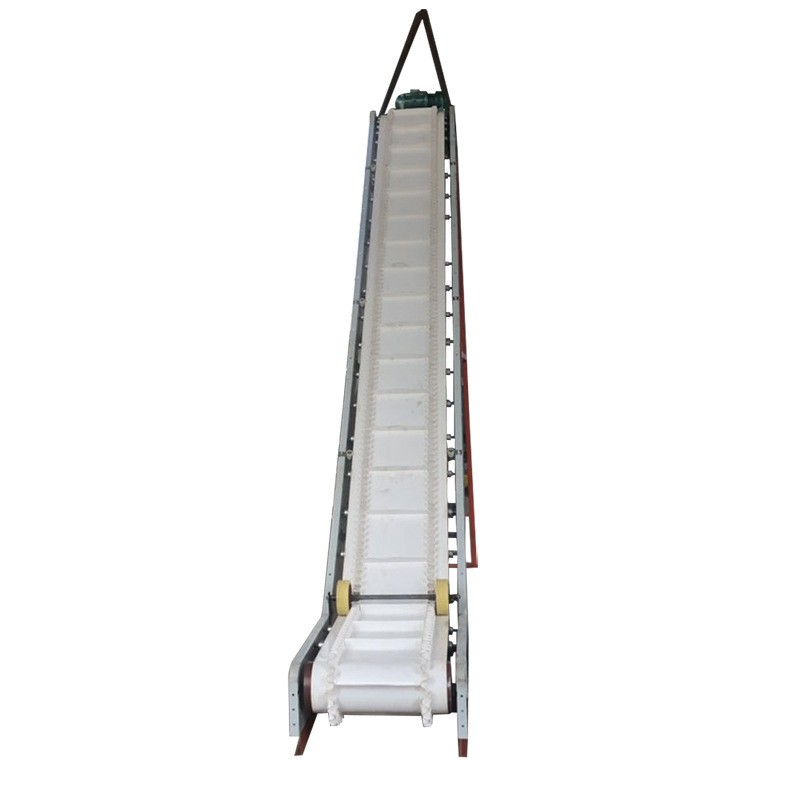 Z型裙带提上料输送机 东承斜坡上料机挡板皮带输送机图5