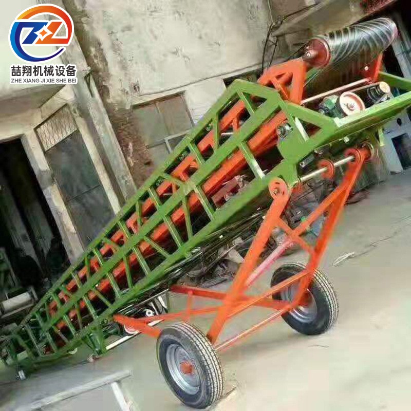 伸缩辊筒输送机 东承品牌装卸物流伸缩皮带输送机可移动