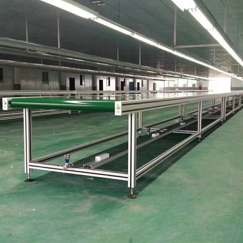 食品水平皮带输送机 工业升降皮带输送机 皮带爬坡分拣输送机图3