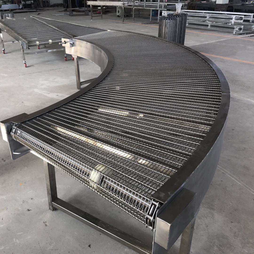 食品级模块塑料金属网带网带输送机图4