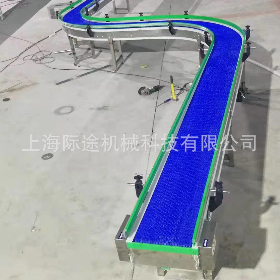 食品级模块塑料金属网带网带输送机图3