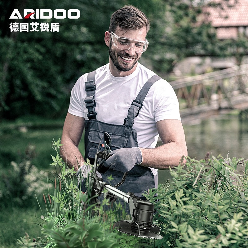 德国艾锐盾电动割草机充电式农用锂电除草机小型家用多功能 打草机图3