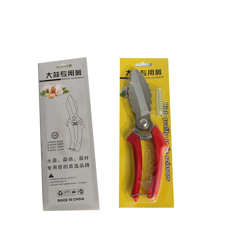 农用工具大蒜剪刀厂家65锰钢白头剪洋葱蒜胡头苗根茎大头蒜剪子图5