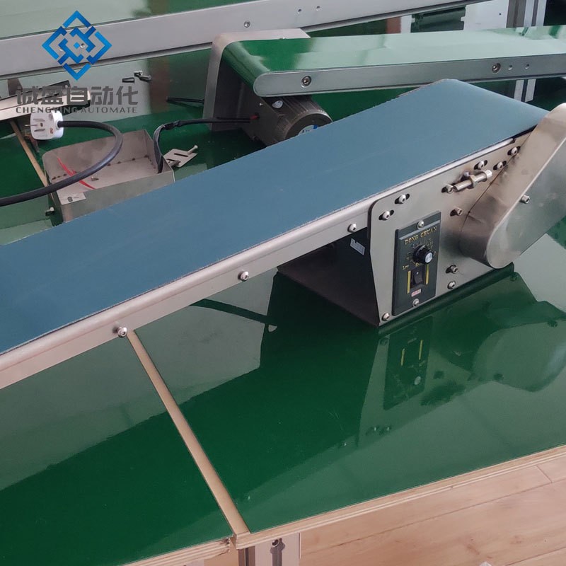 微小型皮带输送机流水线轻型电动食品传送带PVC桌面式皮带流水线图2