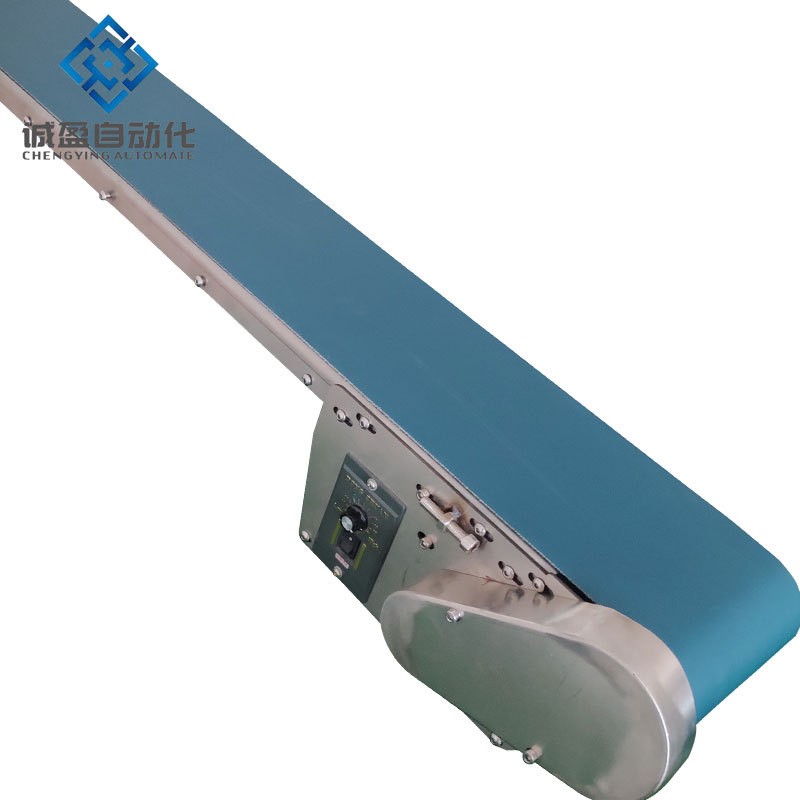 微小型皮带输送机流水线轻型电动食品传送带PVC桌面式皮带流水线图5