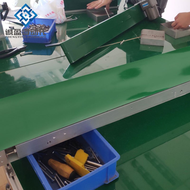 小型皮带输送机传输带冲床送料机冲压件输送机废料微型传送带图3