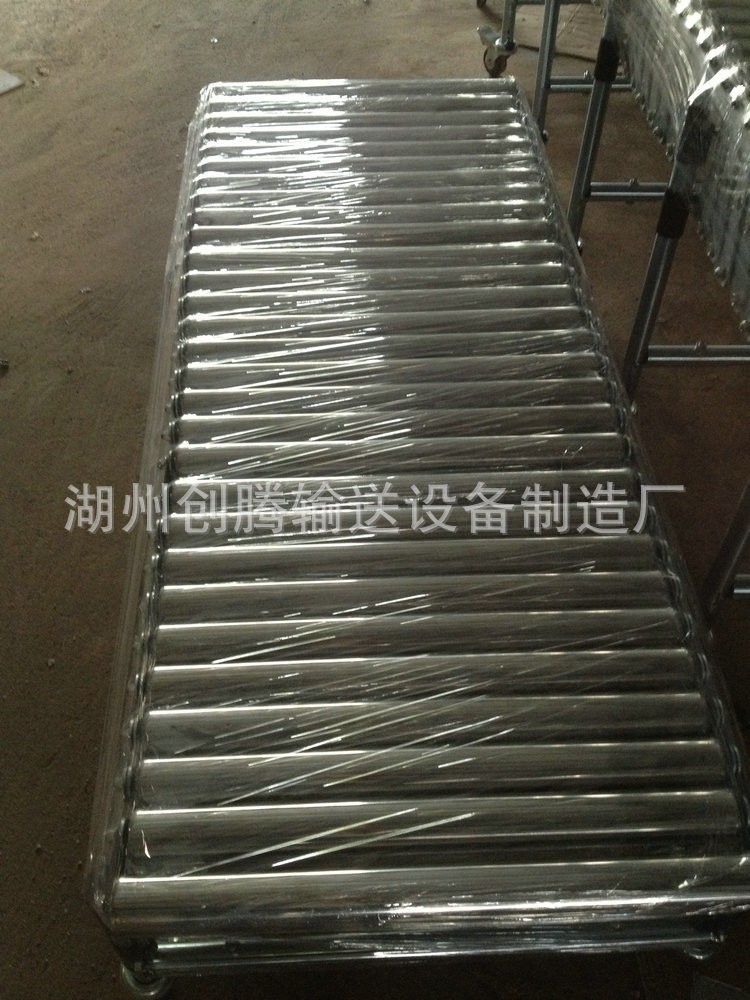 浙江厂家专业供应 滚花动力滚筒输送带 单排动力滚筒输送机图5