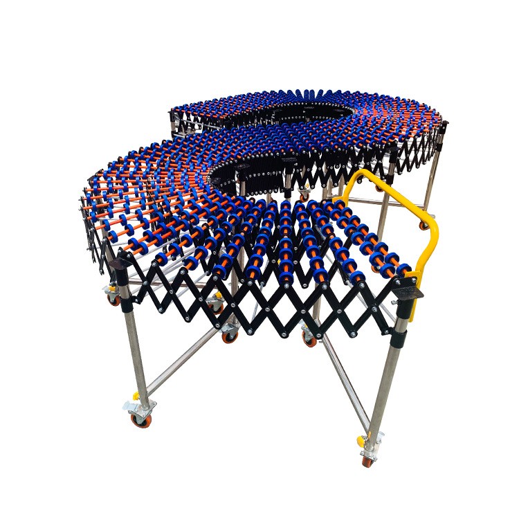 卸货神器伸缩转弯滚轮装车搬运输送机传送带卸车滑梯医药医 学药品图5