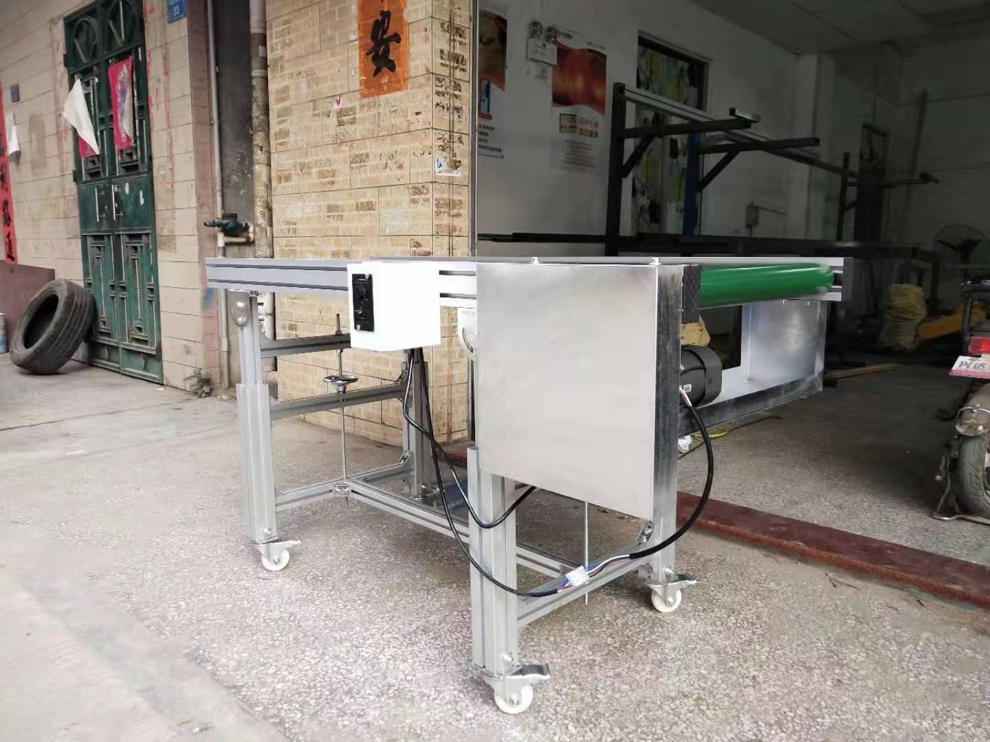 无动力滚筒线 皮带输送机 皮带流水线工作台 传送带输送机装车机图2