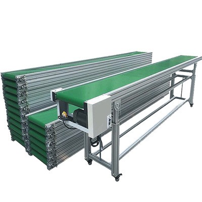 无动力滚筒线 皮带输送机 皮带流水线工作台 传送带输送机装车机图3