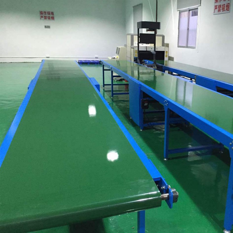 流水线输送线 自动化PVC皮带输送机 小型输送带 爬坡机械传送带图4