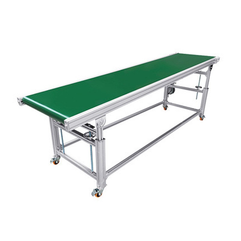 流水线输送线 自动化PVC皮带输送机 小型输送带 爬坡机械传送带图5