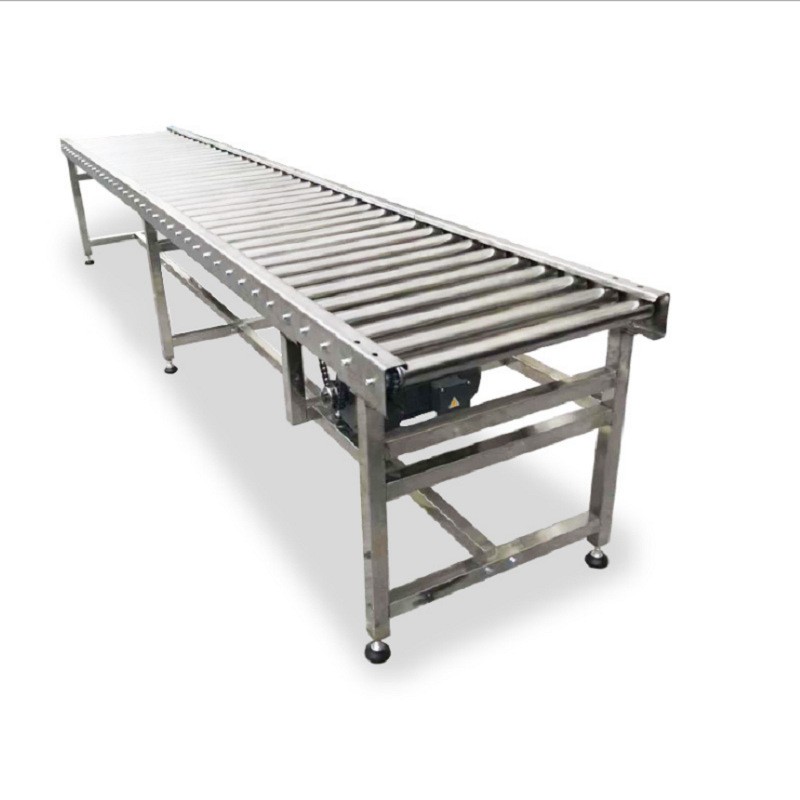 供应自动卸货输送线无动力滚筒输送机 辊道传送带 辊筒小型输送带图4