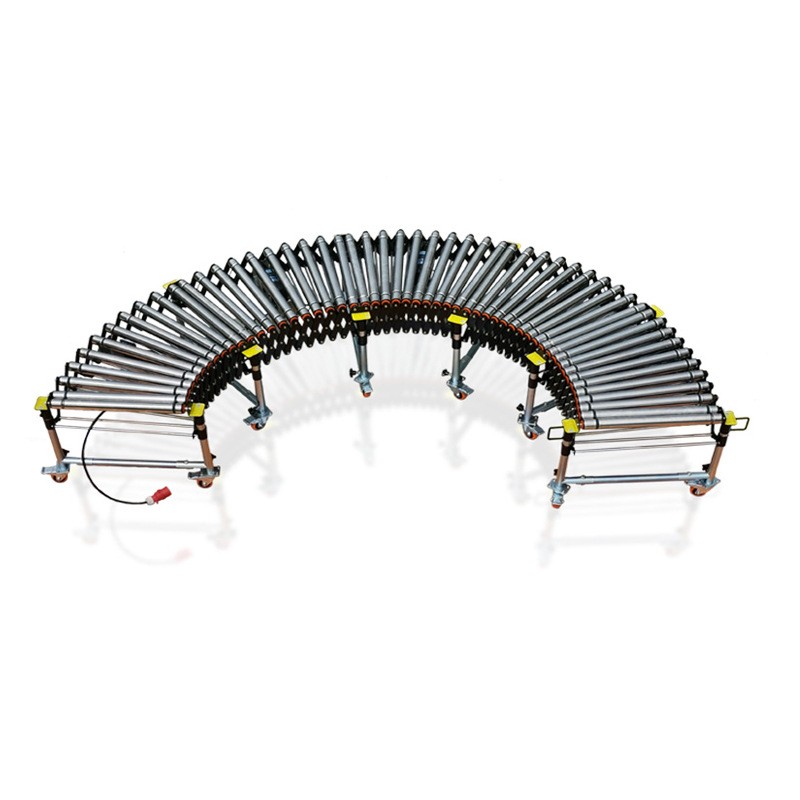 爆款动力滚筒输送机设备伸缩线 物流快递输送线 生产流水 线滚筒线图5