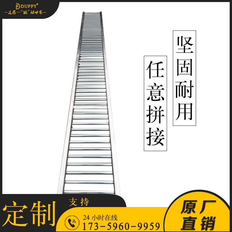 卸货滑梯搬运神器滚筒滑轮无动力滑道货车货物传送输送线装车下货图2